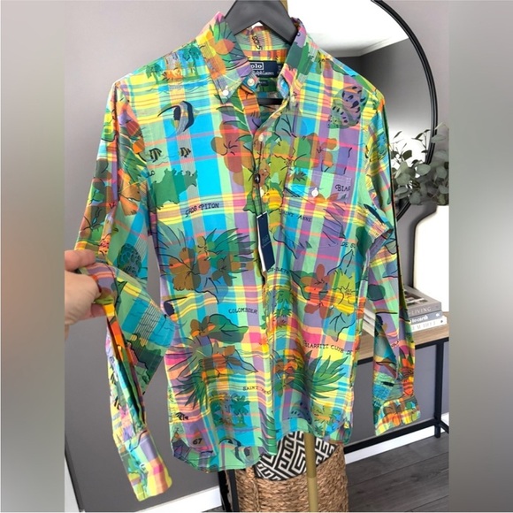 Polo by Ralph Lauren Tropical Button Down Shirt - Picture 6 of 8